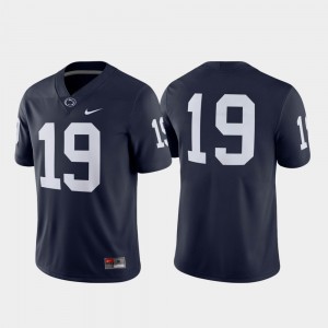 Men's Penn State Nittany Lions #19 Navy Football Game Jersey 672692-971