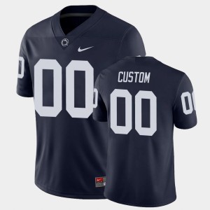 Men's Penn State Nittany Lions #00 Custom Navy Game College Football Jersey 593450-949