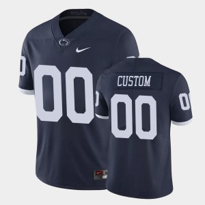 Men's Penn State Nittany Lions #00 Custom Navy College Football Limited Jersey 662304-555