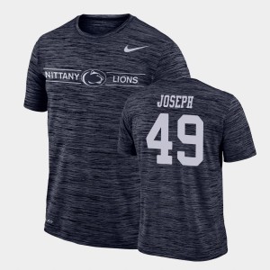 Men's Penn State Nittany Lions #49 Daniel Joseph Navy Sideline Legend Performance GFX Velocity T-Shirt 821884-832