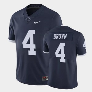 Men's Penn State Nittany Lions #4 Journey Brown Navy College Football Limited Jersey 847679-590