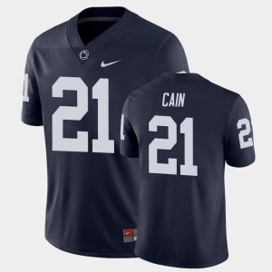 Men's Penn State Nittany Lions #21 Noah Cain Navy Game College Football Jersey 458862-157