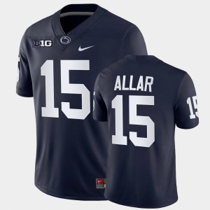 Men's Penn State Nittany Lions #15 Drew Allar Navy Game College Football Jersey 636694-647