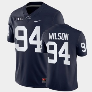 Men's Penn State Nittany Lions #94 Jake Wilson Navy Game College Football Jersey 138690-429