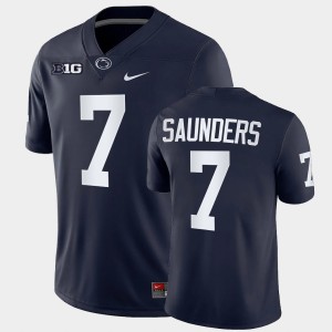 Men's Penn State Nittany Lions #7 Kaden Saunders Navy Game College Football Jersey 774478-391