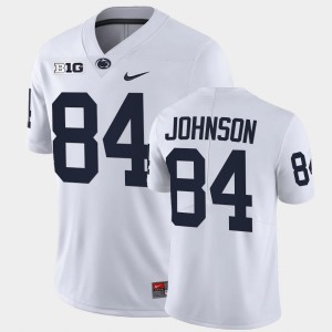 Men's Penn State Nittany Lions #84 Theo Johnson White Limited College Football Jersey 798125-580