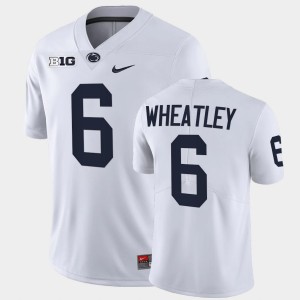 Men's Penn State Nittany Lions #6 Zakee Wheatley White Limited College Football Jersey 521445-231
